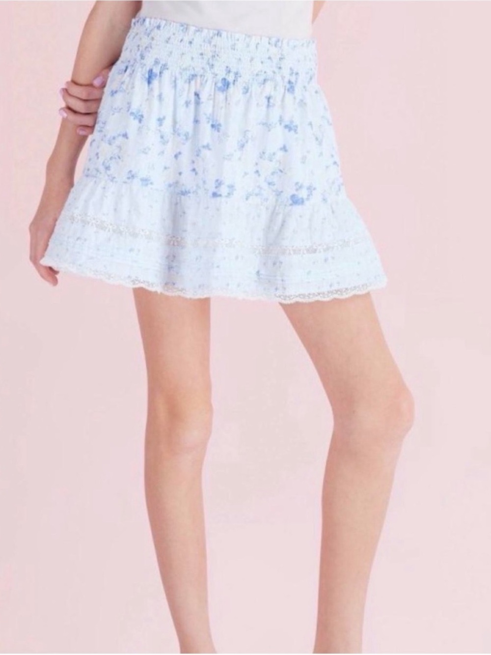 LoveShackFancy x Target Girls Clara Budding Florals Tiered Skirt Size 14 NWT